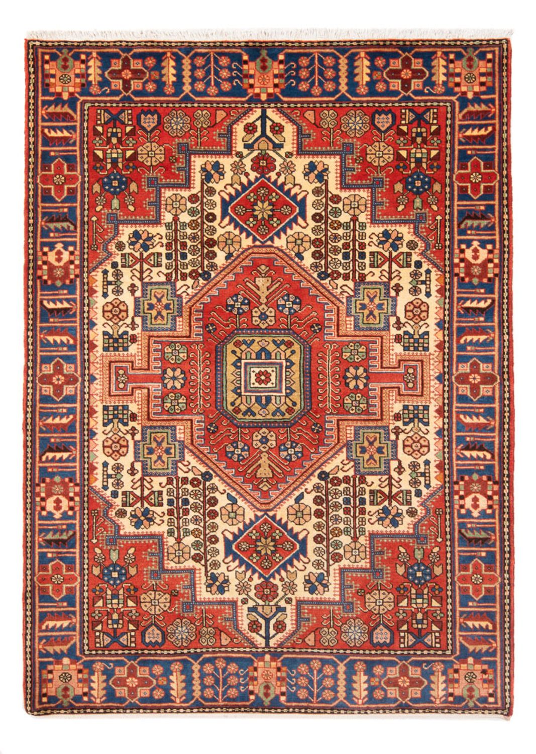 Alfombra persa - Nómada - 202 x 143 cm - rojo