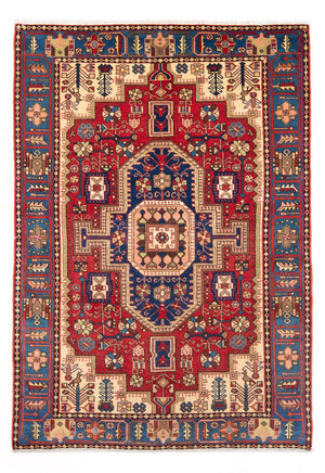 Alfombra persa - Nómada - 196 x 147 cm - azul