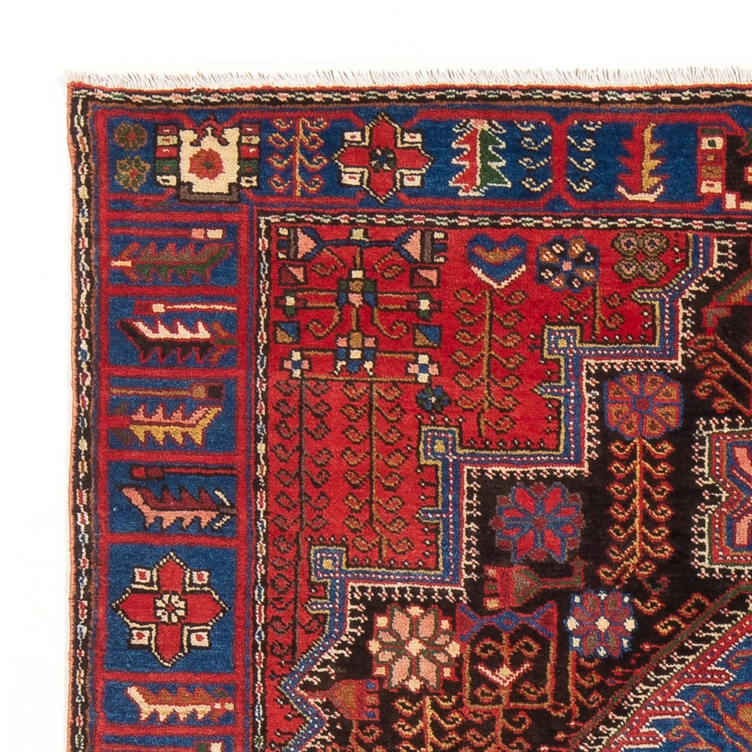 Alfombra persa - Nómada - 213 x 137 cm - azul
