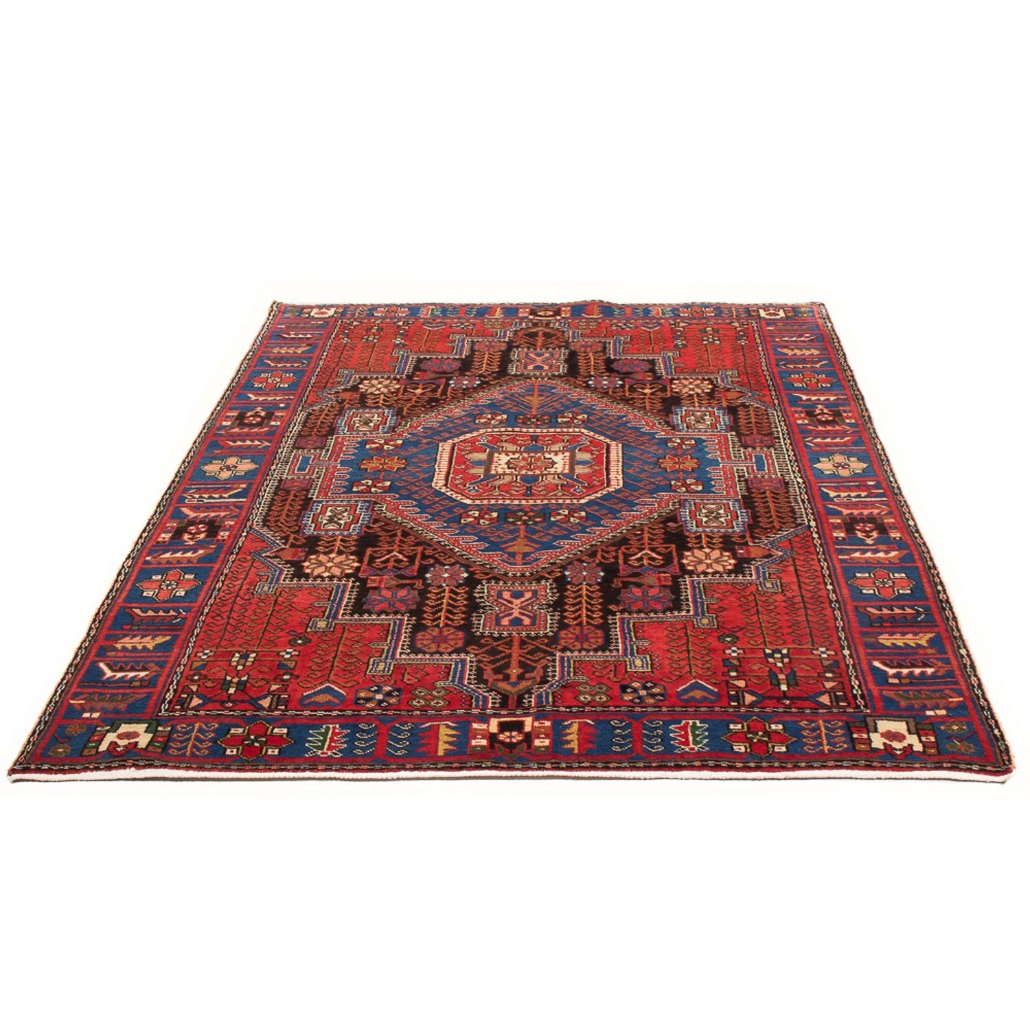Alfombra persa - Nómada - 213 x 137 cm - azul