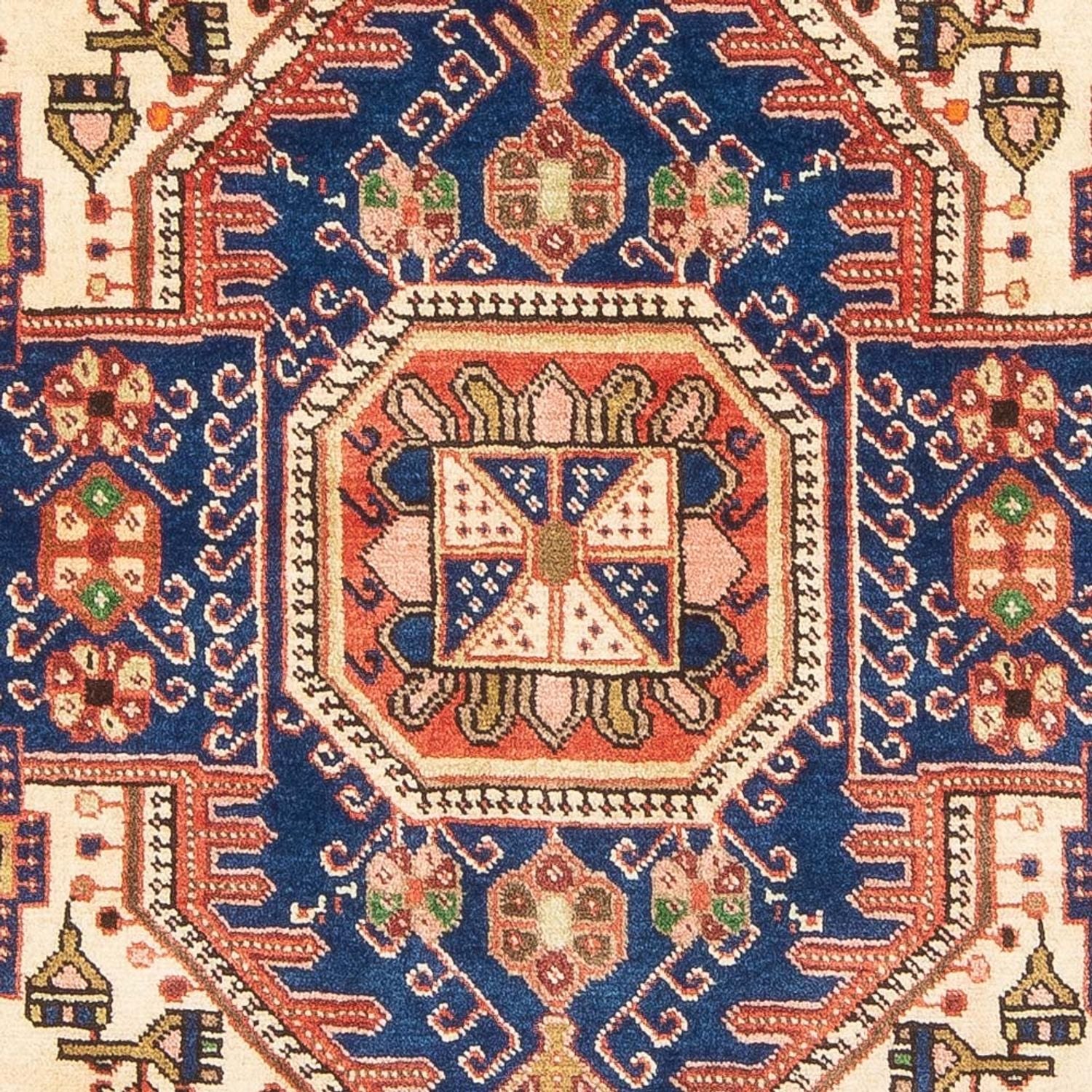 Alfombra persa - Nómada - 197 x 140 cm - azul