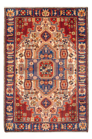 Alfombra persa - Nómada - 197 x 145 cm - azul