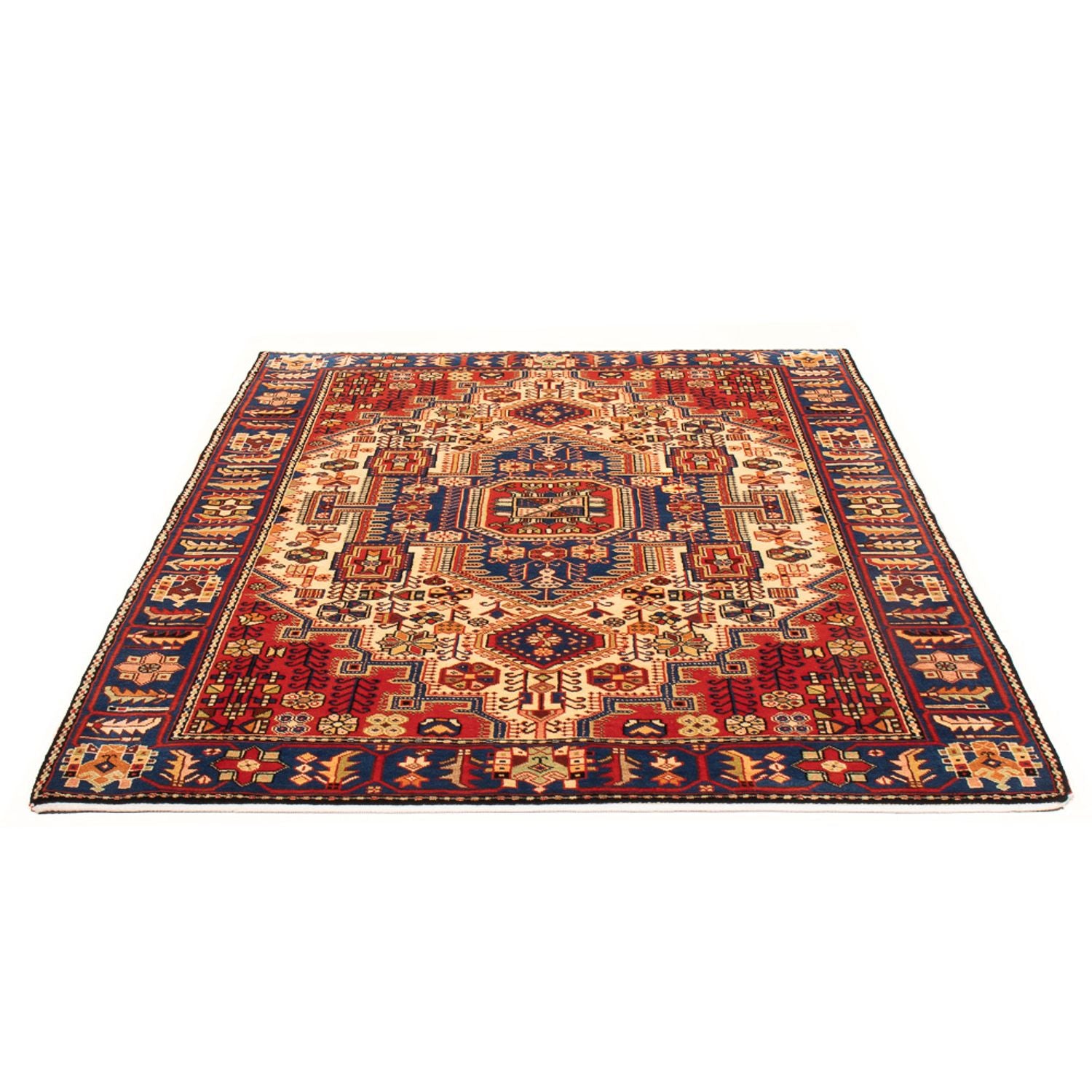 Alfombra persa - Nómada - 197 x 145 cm - azul