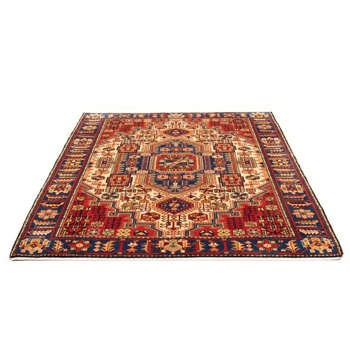 Alfombra persa - Nómada - 197 x 145 cm - azul