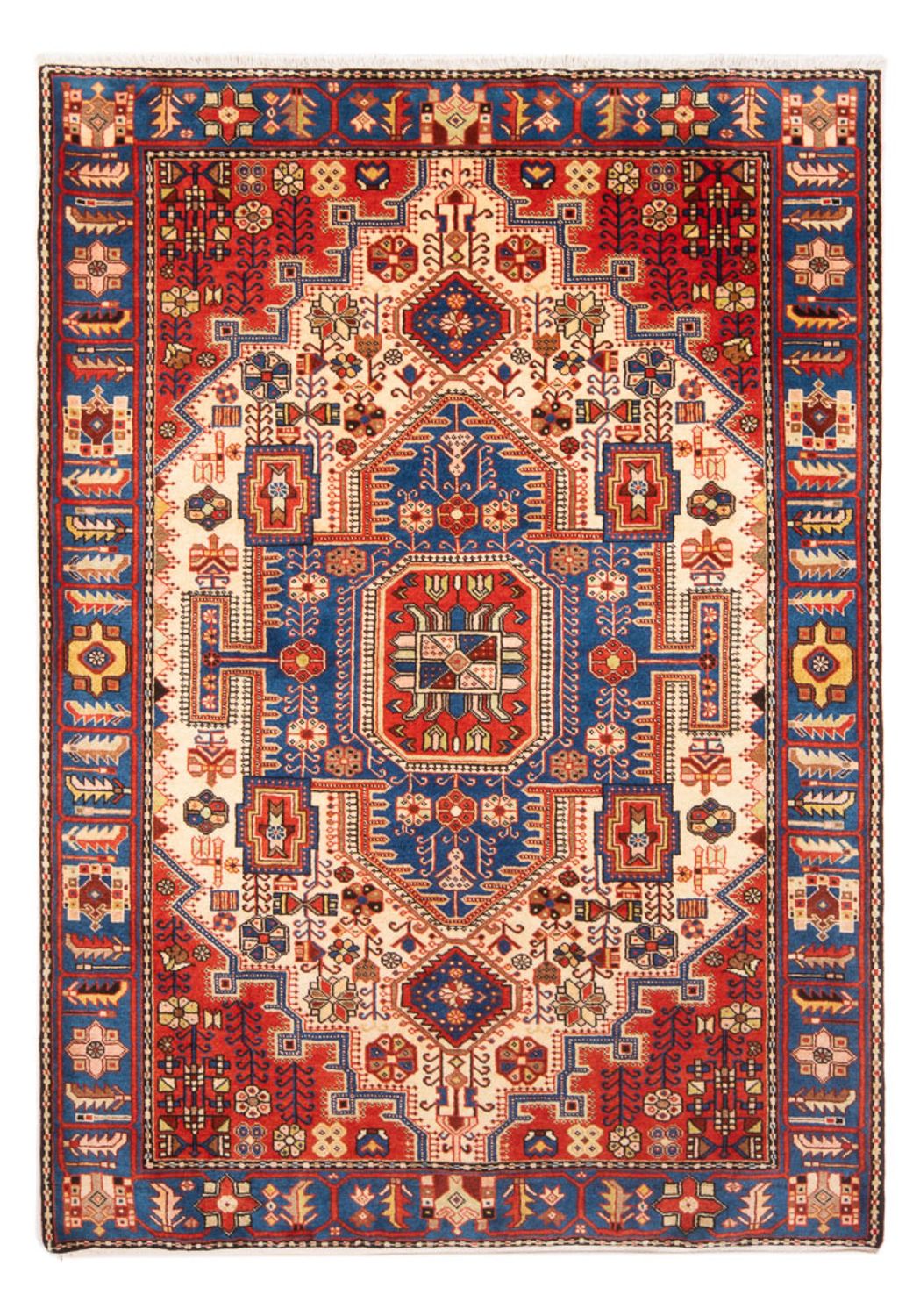 Alfombra persa - Nómada - 200 x 143 cm - azul