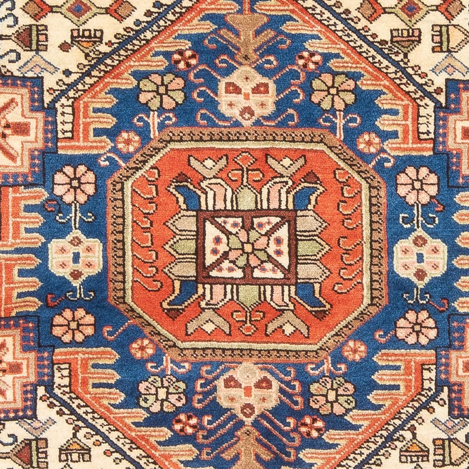 Alfombra persa - Nómada - 200 x 145 cm - azul