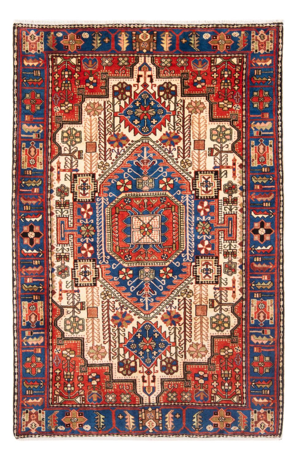 Alfombra persa - Nómada - 200 x 136 cm - azul