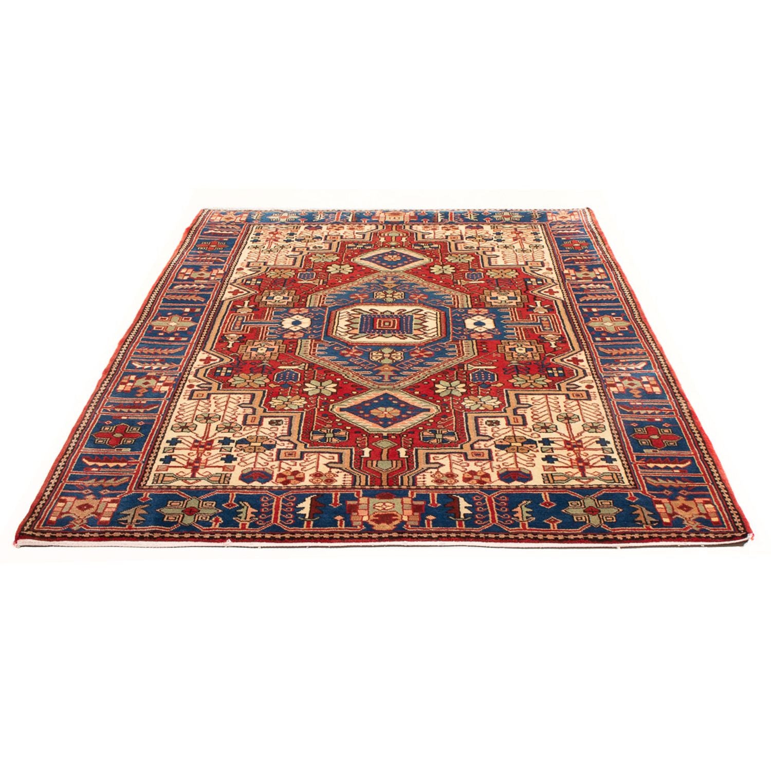 Alfombra persa - Nómada - 200 x 140 cm - azul