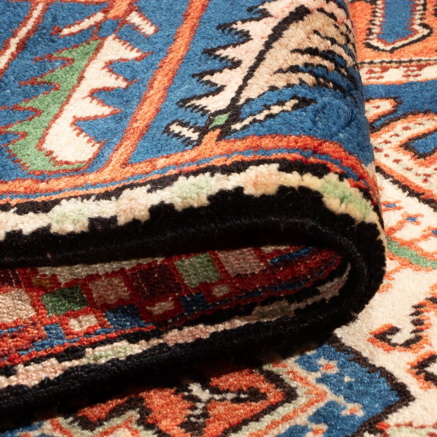 Alfombra persa - Nómada - 200 x 140 cm - azul