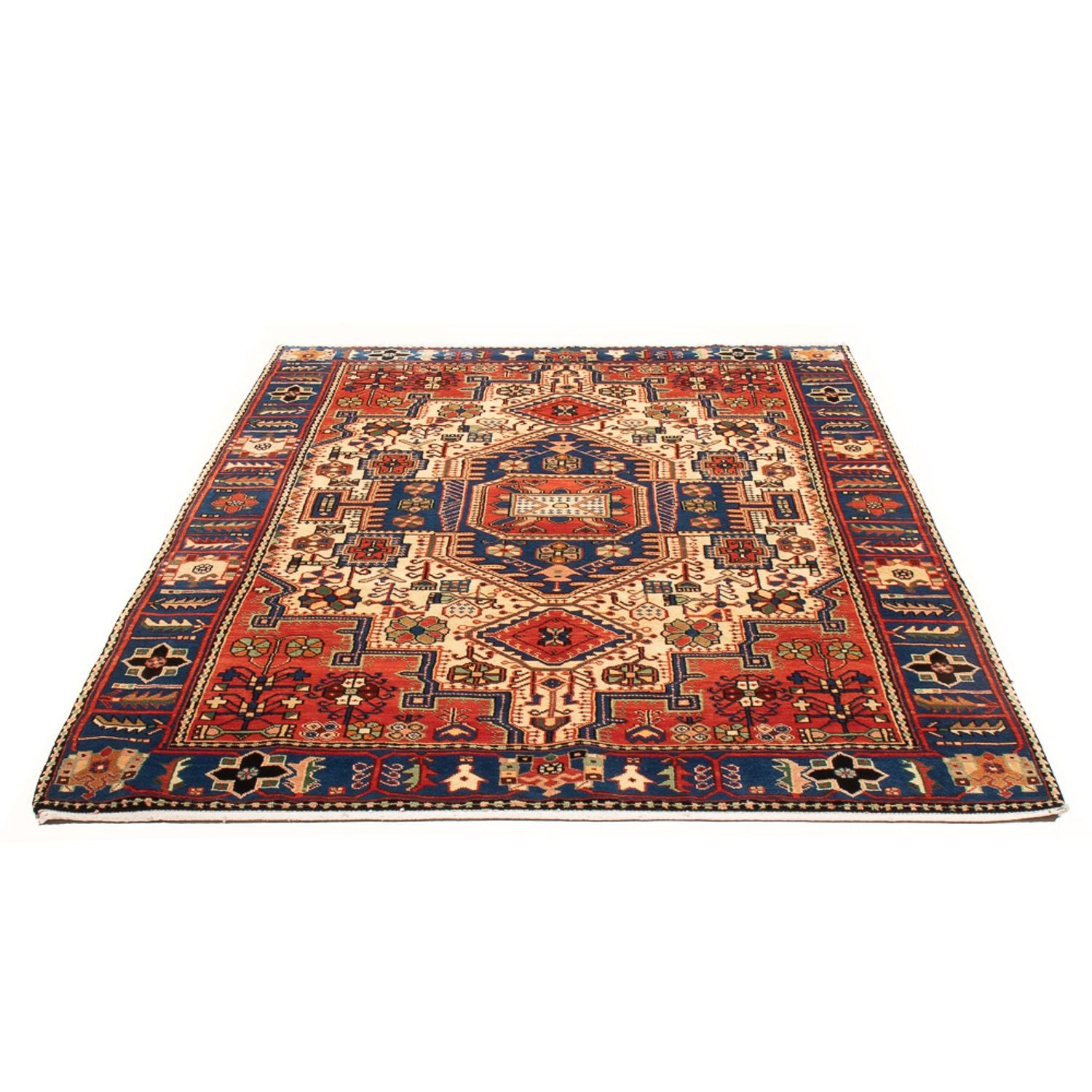 Alfombra persa - Nómada - 200 x 140 cm - azul