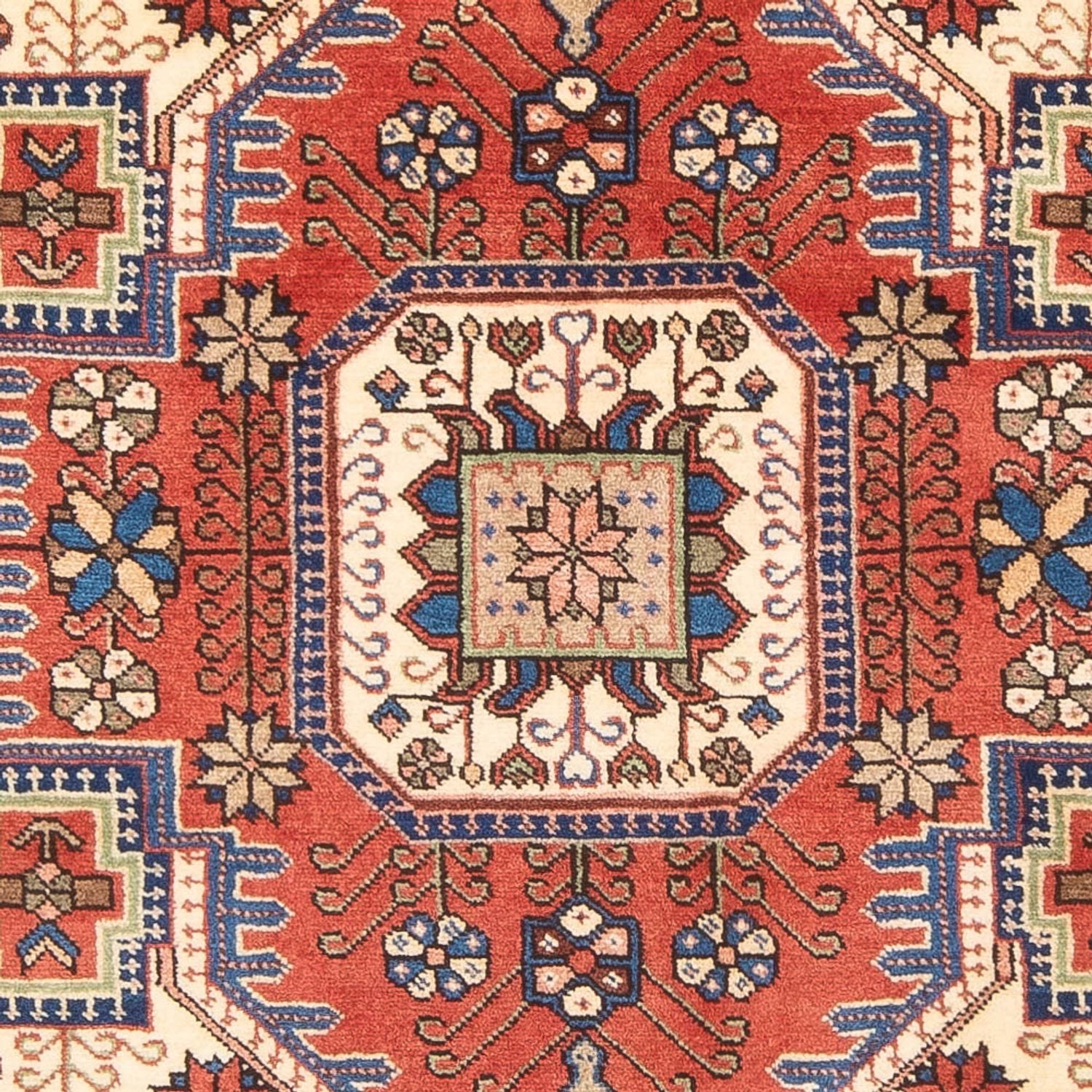 Alfombra persa - Nómada - 203 x 140 cm - rojo