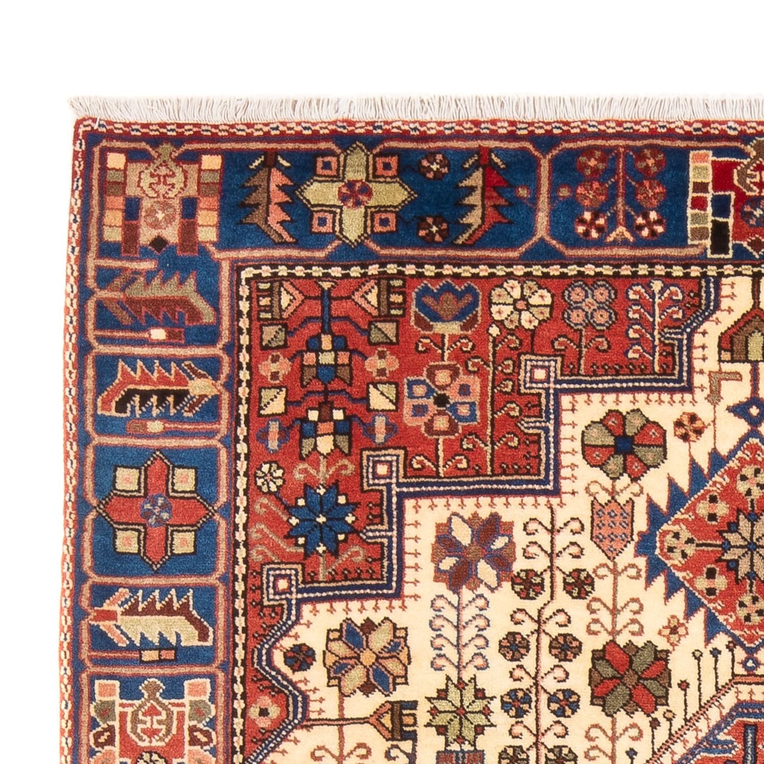 Alfombra persa - Nómada - 203 x 140 cm - rojo