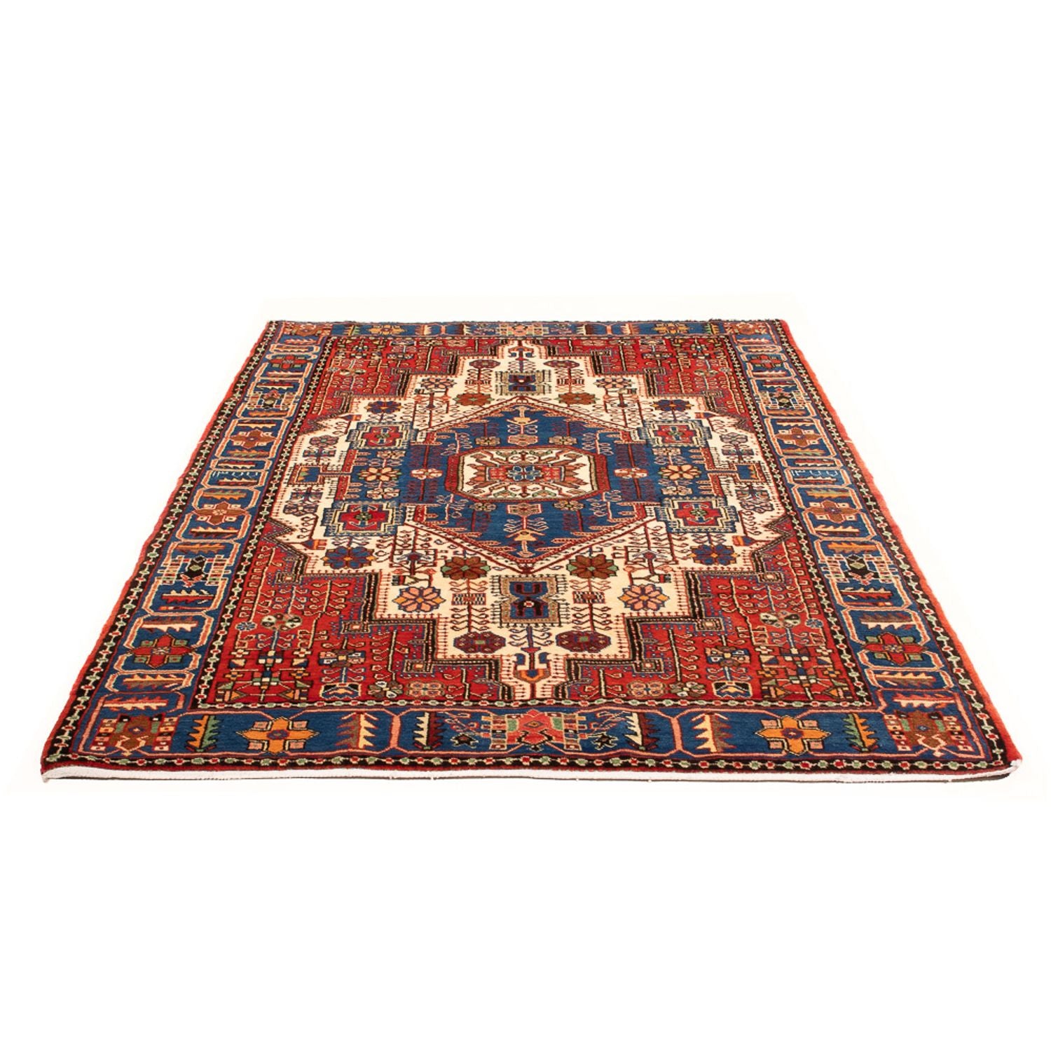 Alfombra persa - Nómada - 213 x 142 cm - azul