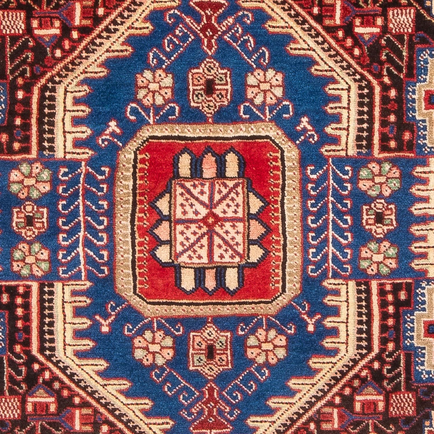 Alfombra persa - Nómada - 195 x 140 cm - azul