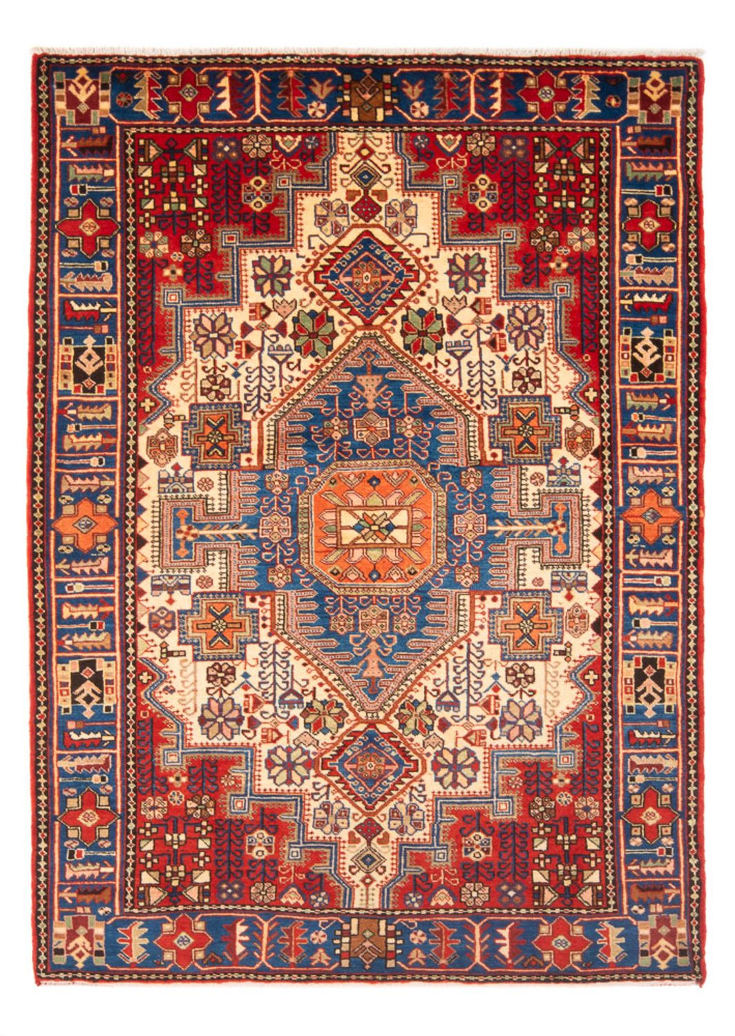 Alfombra persa - Nómada - 205 x 140 cm - azul