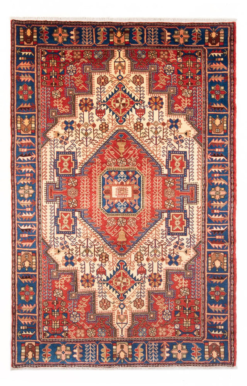 Alfombra persa - Nómada - 223 x 140 cm - rojo