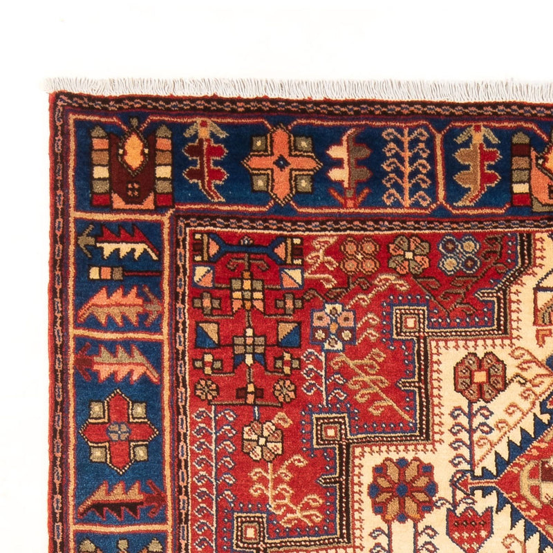 Alfombra persa - Nómada - 223 x 140 cm - rojo