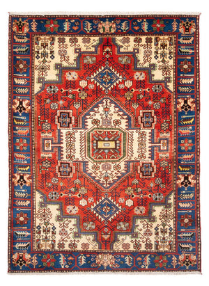 Alfombra persa - Nómada - 198 x 140 cm - beige claro