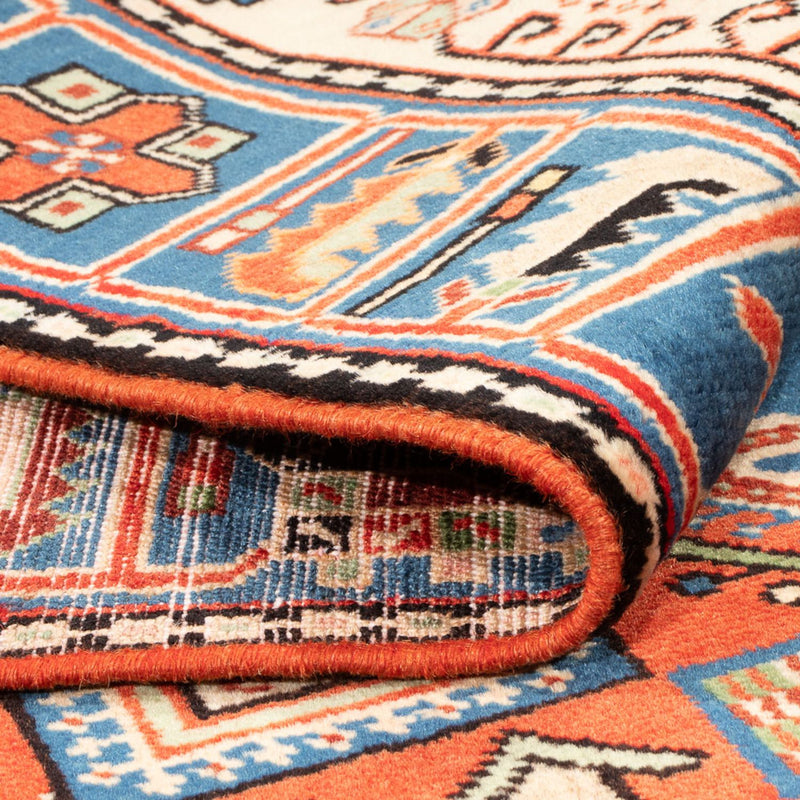 Alfombra persa - Nómada - 203 x 132 cm - azul