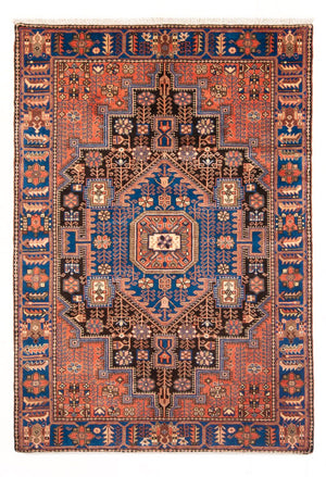 Alfombra persa - Nómada - 200 x 146 cm - azul