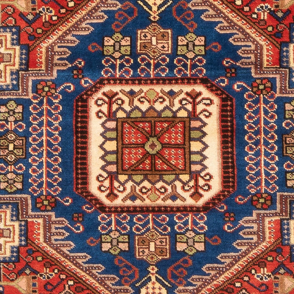 Alfombra persa - Nómada - 197 x 150 cm - azul