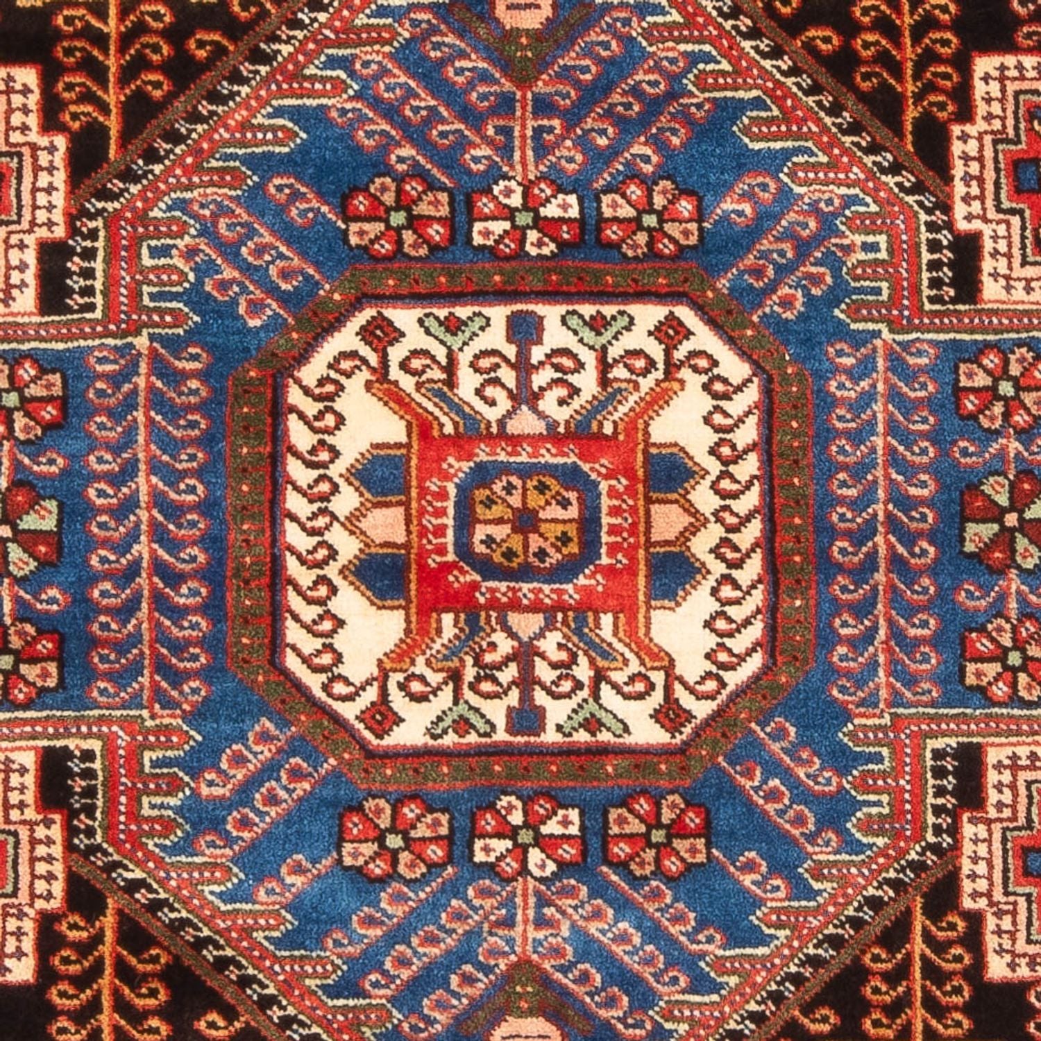 Alfombra persa - Nómada - 201 x 150 cm - azul