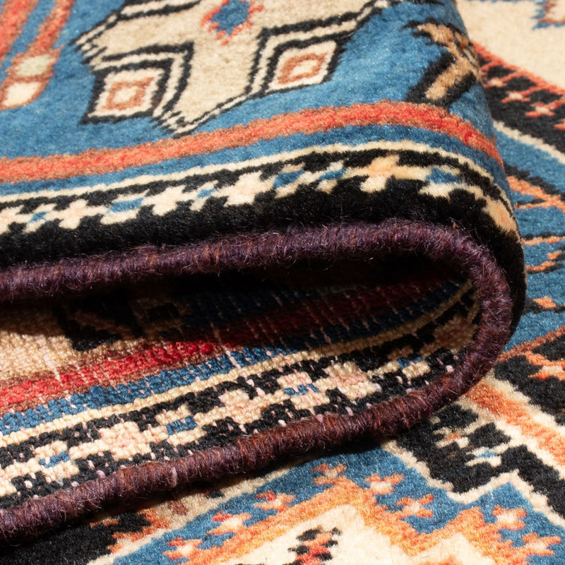 Alfombra persa - Nómada - 198 x 137 cm - beige oscuro