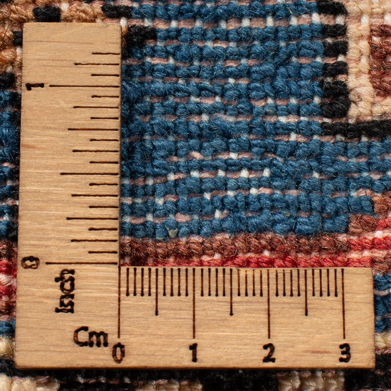 Alfombra persa - Nómada - 198 x 137 cm - beige oscuro