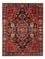 Alfombra persa - Nómada - 187 x 136 cm - rojo burdeos