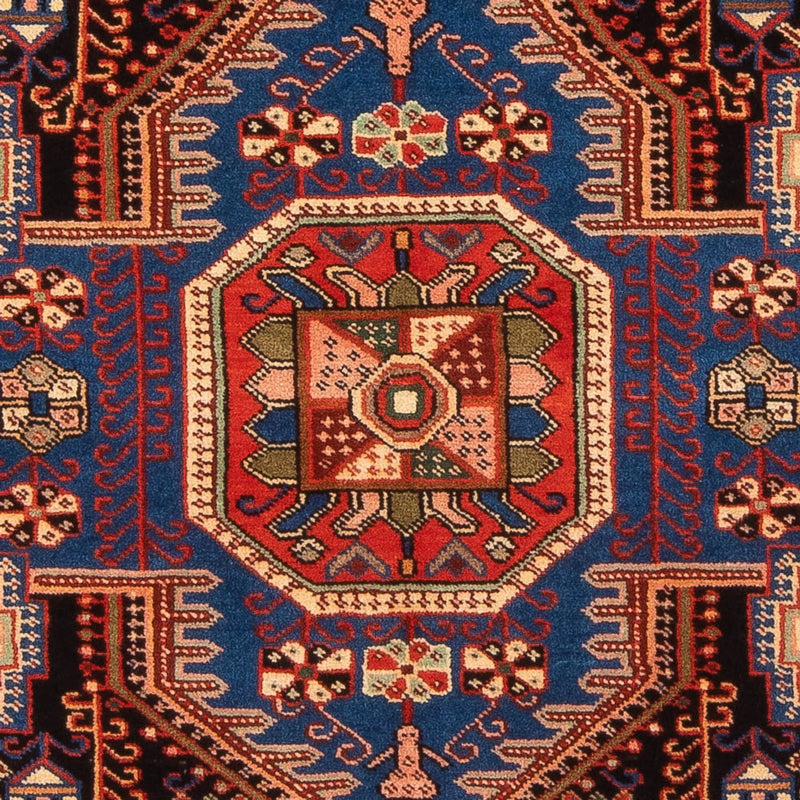 Alfombra persa - Nómada - 187 x 136 cm - rojo burdeos