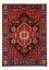 Alfombra persa - Nómada - 200 x 147 cm - rojo burdeos
