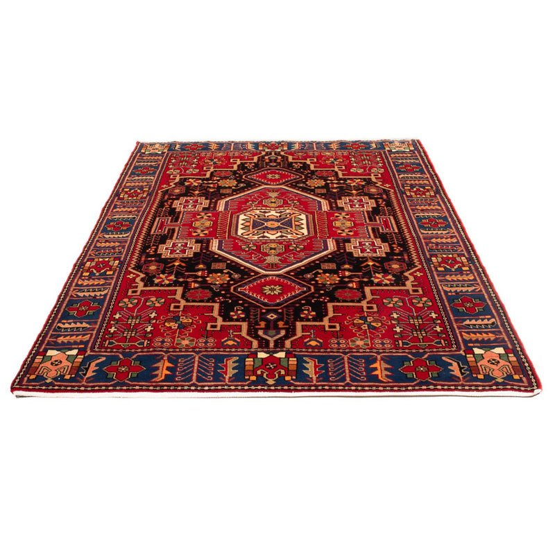 Alfombra persa - Nómada - 200 x 147 cm - rojo burdeos