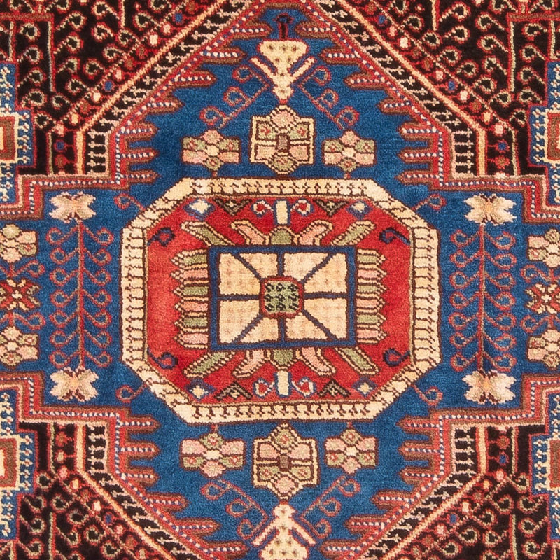 Alfombra persa - Nómada - 206 x 146 cm - rojo burdeos