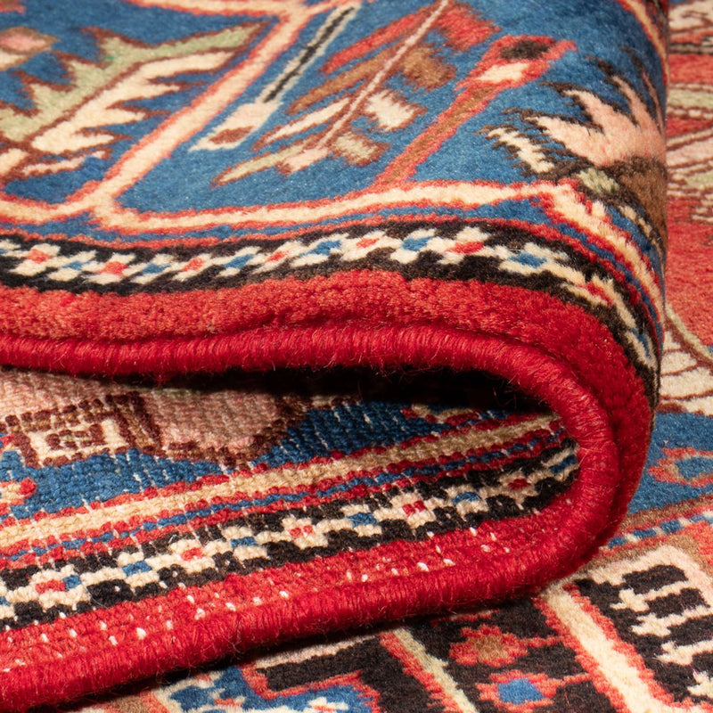 Alfombra persa - Nómada - 206 x 146 cm - rojo burdeos