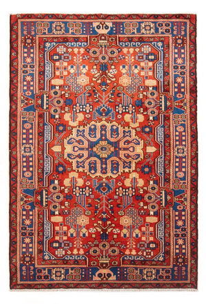 Alfombra persa - Nómada - 201 x 149 cm - rojo