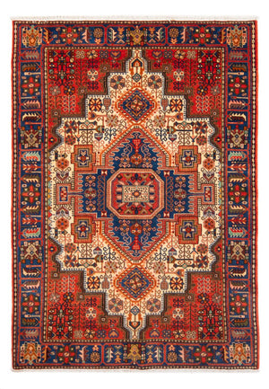 Alfombra persa - Nómada - 207 x 147 cm - beige claro