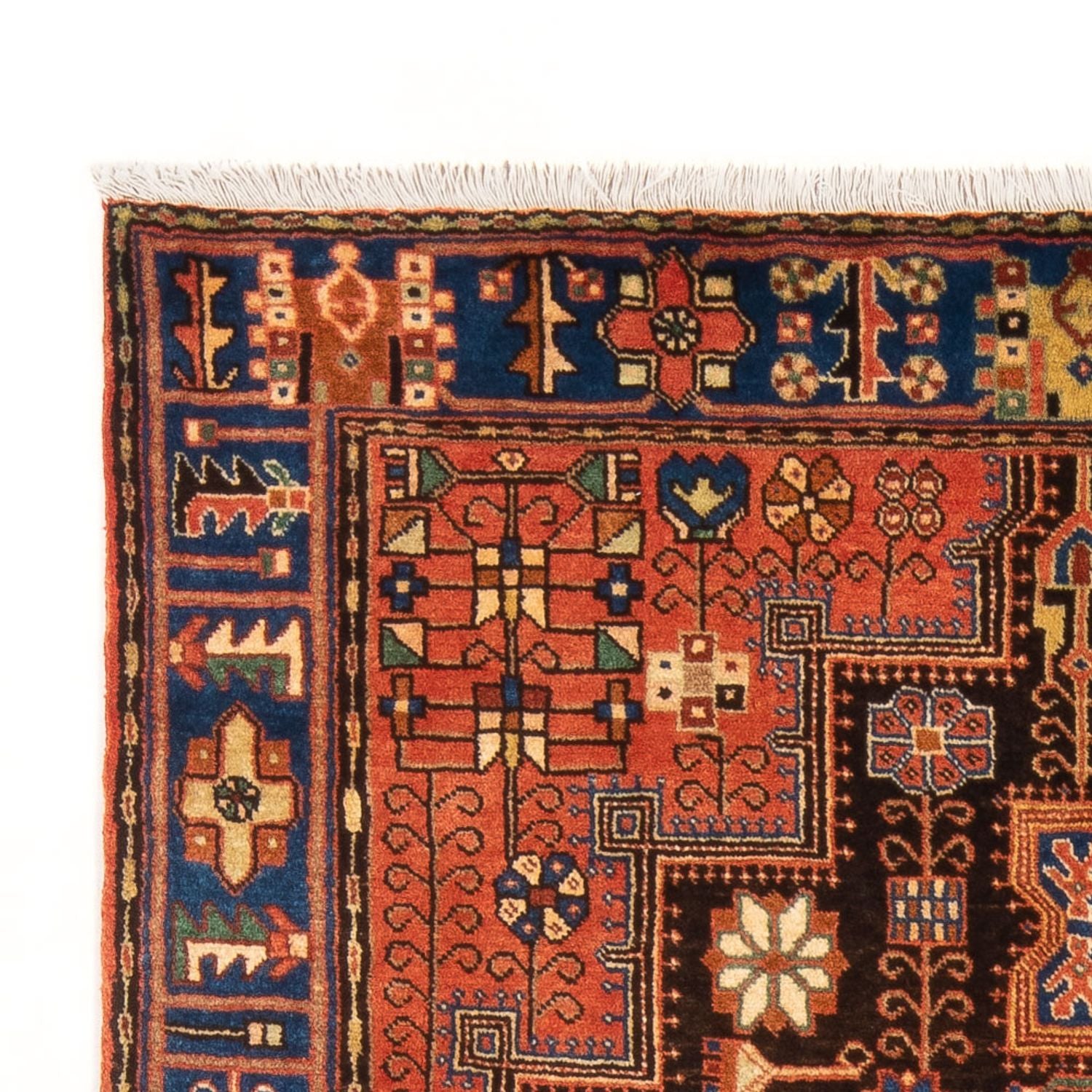 Alfombra persa - Nómada - 201 x 137 cm - azul