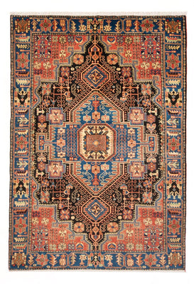 Alfombra persa - Nómada - 188 x 156 cm - azul oscuro