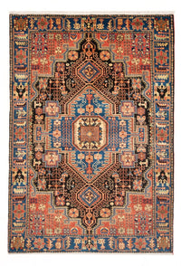 Alfombra persa - Nómada - 188 x 156 cm - azul oscuro