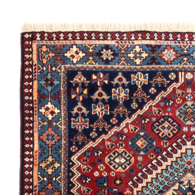 Alfombra de pasillo Alfombra persa - Nómada - 218 x 76 cm - rojo oscuro