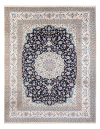 Alfombra persa - Nain - 398 x 302 cm - azul oscuro