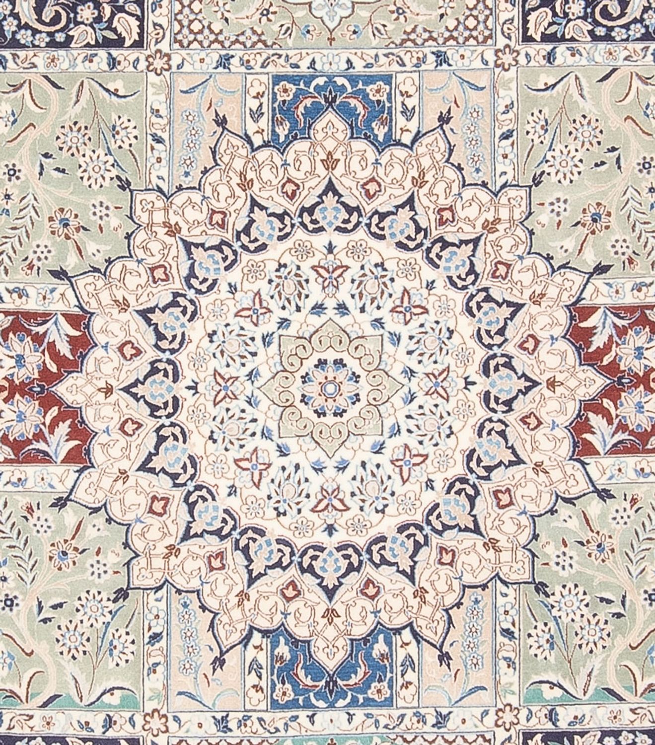 Alfombra persa - Nain - 313 x 220 cm - crema