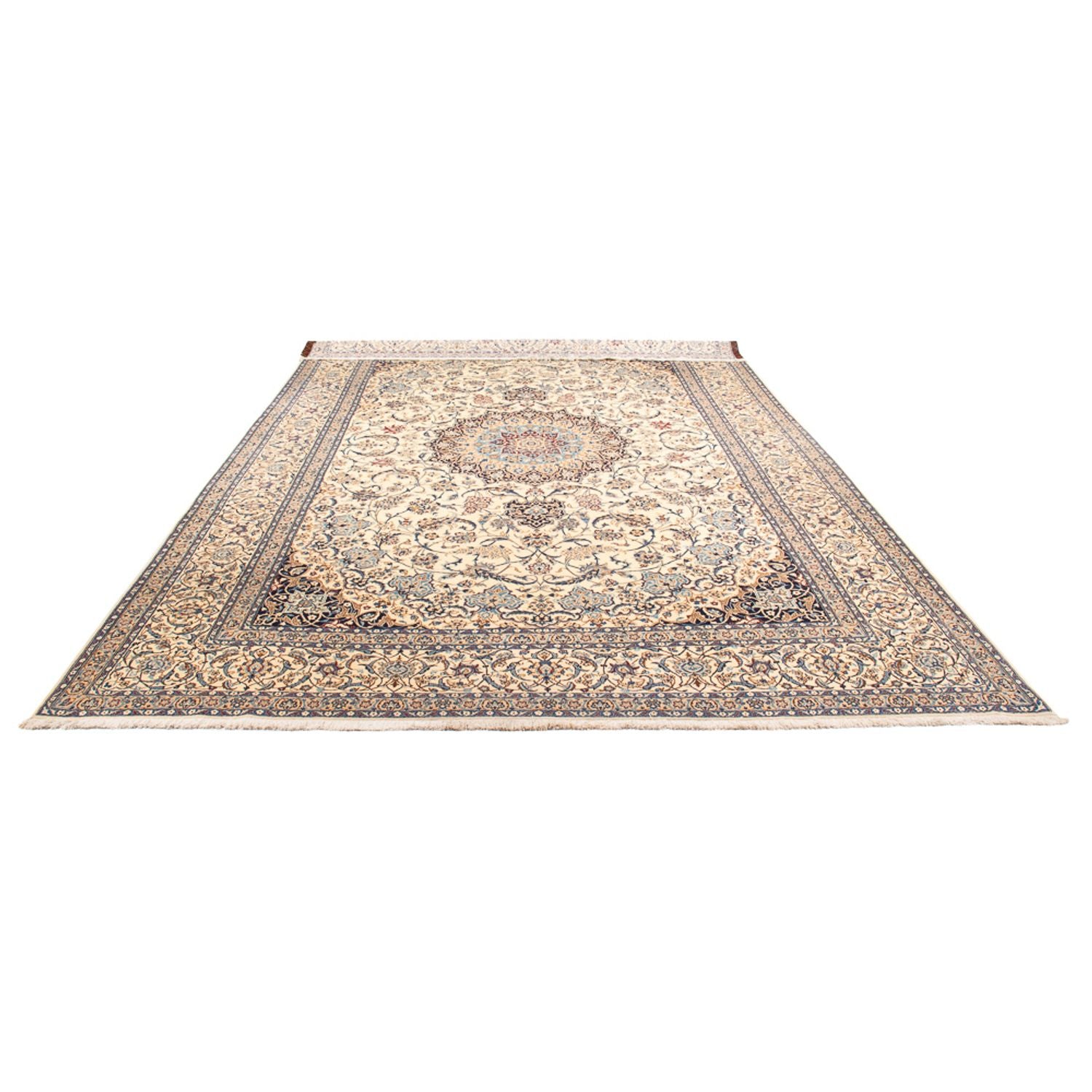 Alfombra persa - Nain - 460 x 305 cm - beige claro