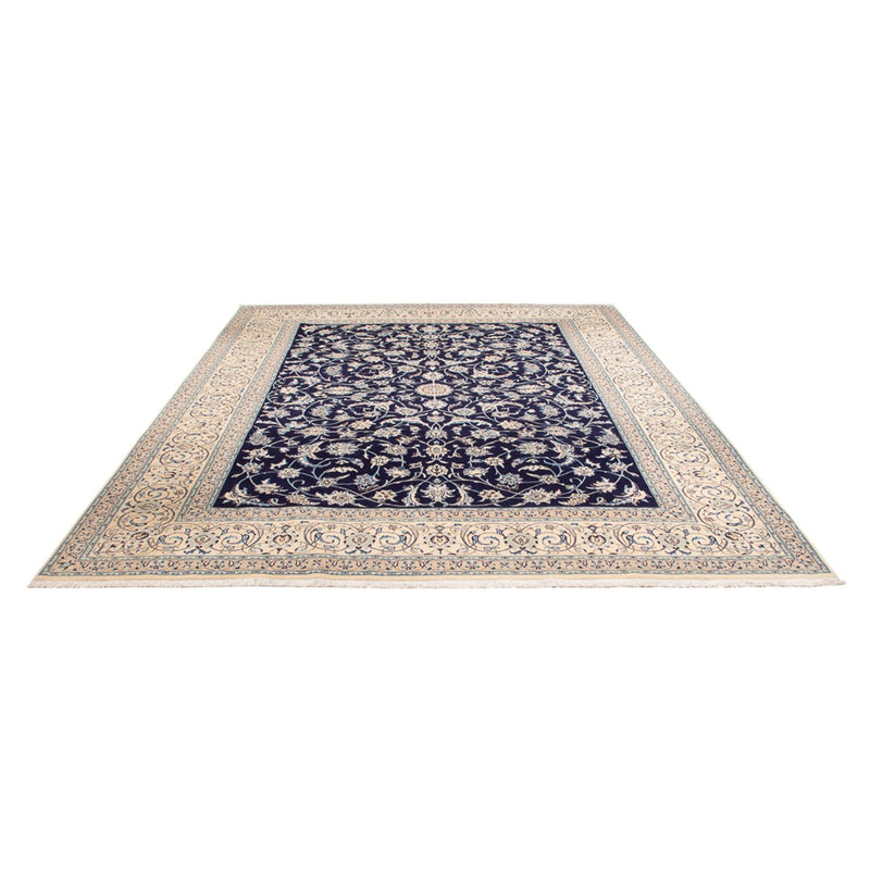 Alfombra persa - Nain - 390 x 295 cm - azul oscuro