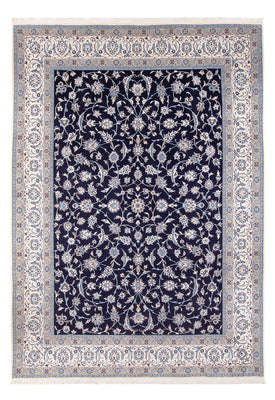 Alfombra persa - Nain - 354 x 247 cm - azul oscuro
