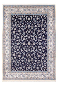 Alfombra persa - Nain - 354 x 247 cm - azul oscuro