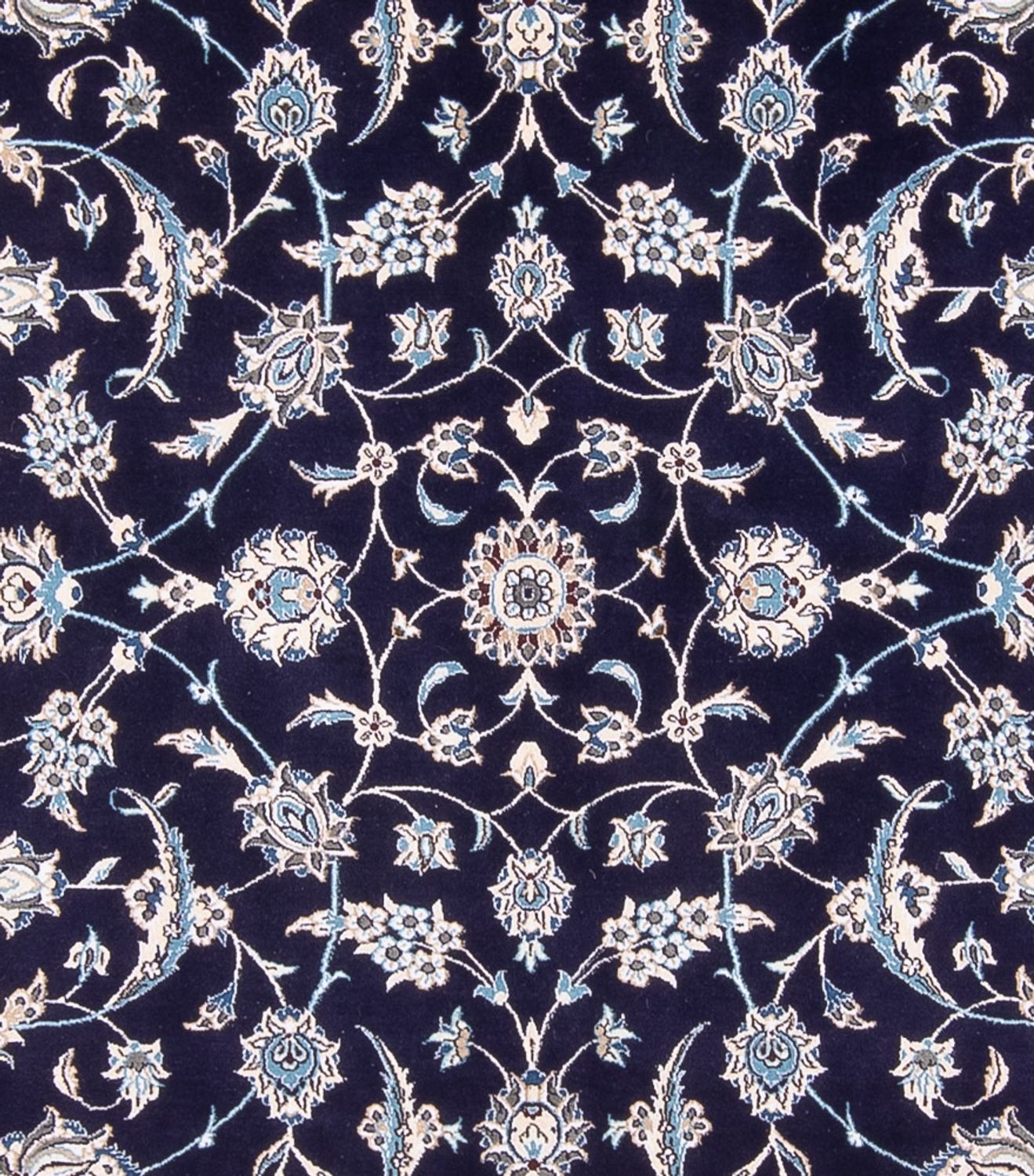 Alfombra persa - Nain - 354 x 247 cm - azul oscuro