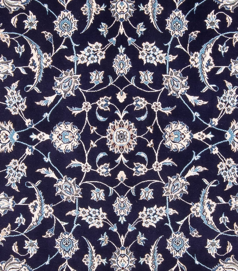Alfombra persa - Nain - 354 x 247 cm - azul oscuro