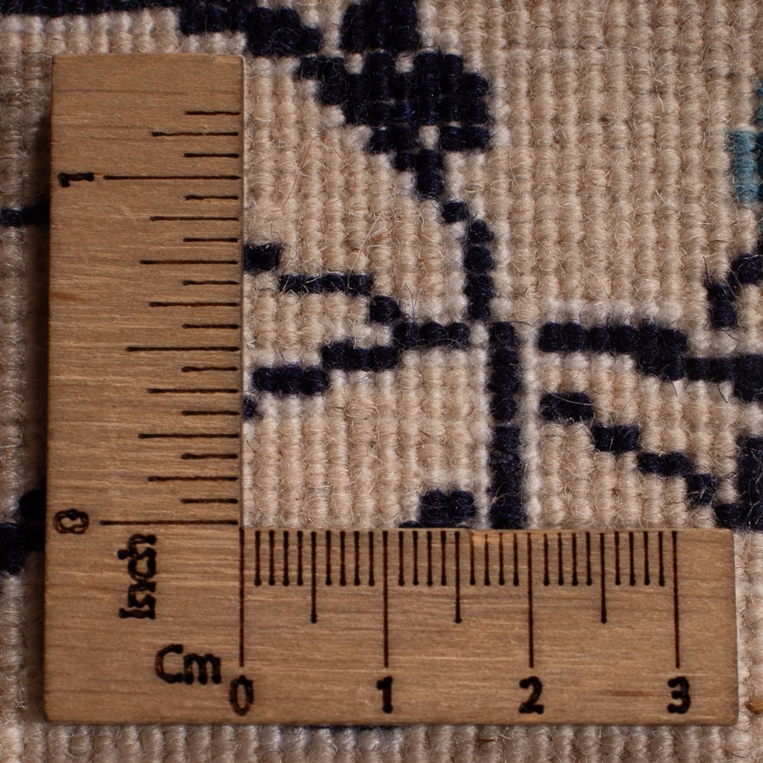 Alfombra persa - Nain - 354 x 247 cm - azul oscuro