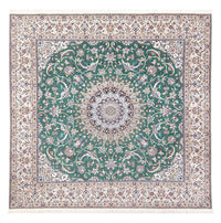 Alfombra persa - Nain - 264 x 248 cm - verde